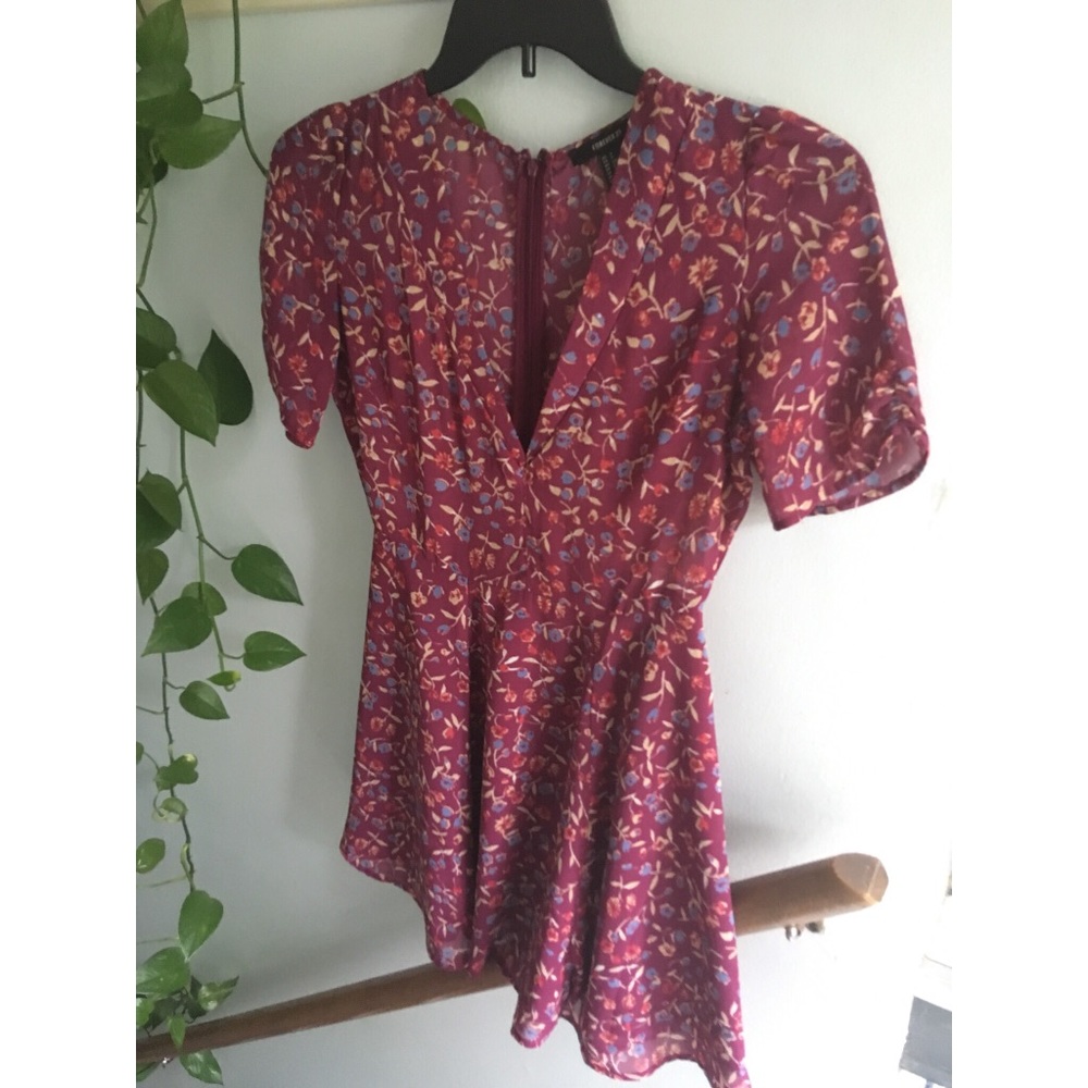 Fuchsia Floral Dress